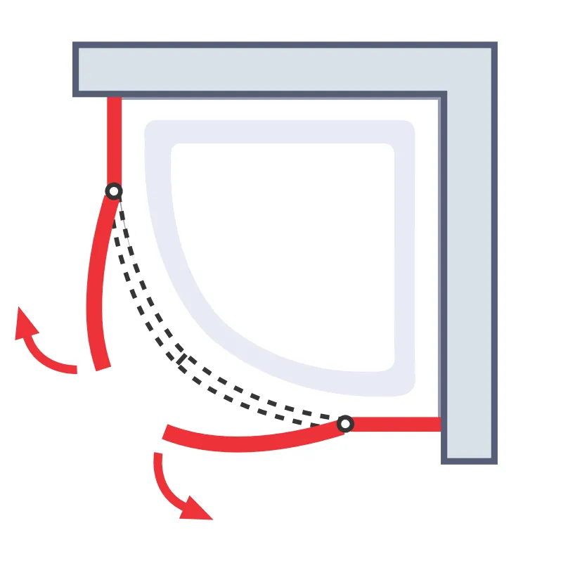 900x900 mm, 1920 mm, Alu-Natur, Klar hell, versiegelt