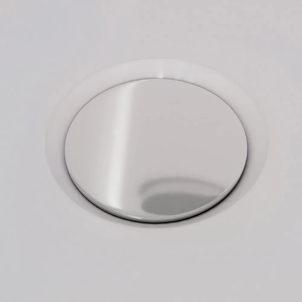 Bild von dem Abflussdeckel, glänzend