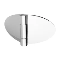 Scharnier: Oval - Alpinweiß