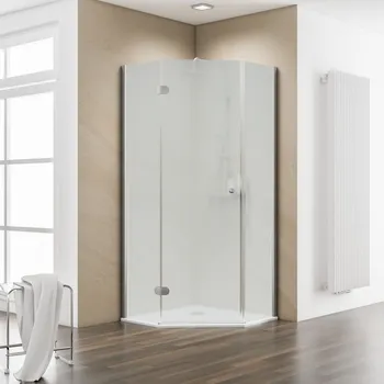 500-1200 mm, Halbkreis (Heb-Senk), Edelstahloptik, Matt-Satiniert