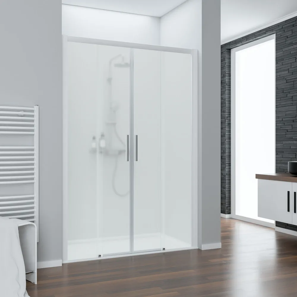 1200 mm, 2000 mm, Alpinweiß, Matt-Satiniert, versiegelt