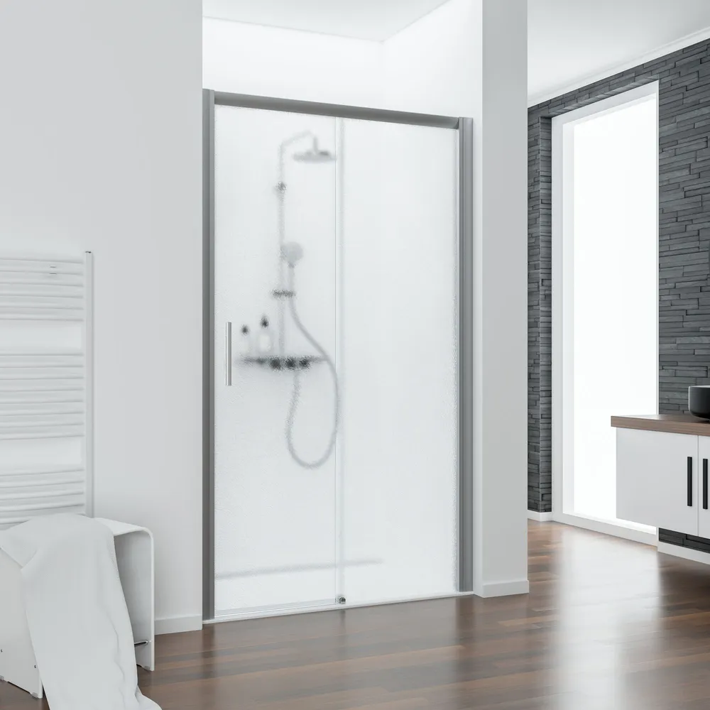 1200 mm, 2000 mm, Alu-Natur, Bella, Festelement: links