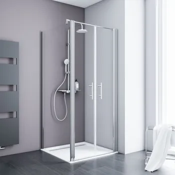 800x800 mm, 1920 mm, Chromoptik, Klar hell