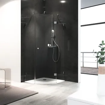 500-1000 mm, Eckig (Heb-Senk), Klar hell, versiegelt, Anschlag: links