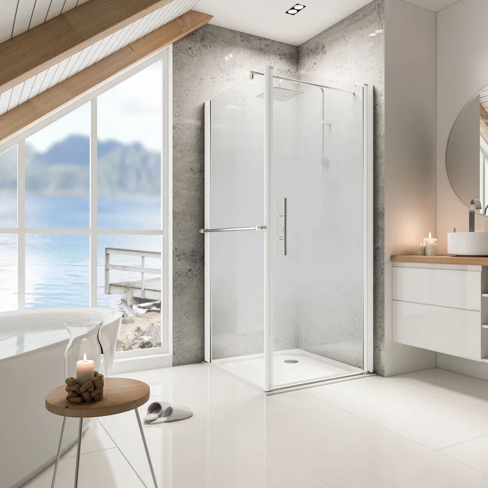 800 mm, 2000 mm, 04 - Alpinweiß, Nebel, Anschlag: links