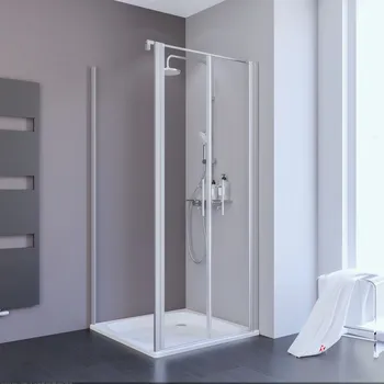 900x900 mm, 1920 mm, Alu-Natur, Klar hell, versiegelt