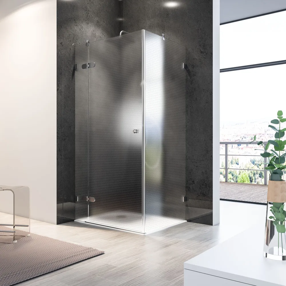 750-1400 mm, Pendelscharnier „Halbkreis“, Carré, versiegelt, Anschlag: links