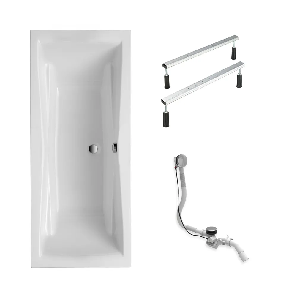 Badewanne Idro als Komplettset mit Fußgestell