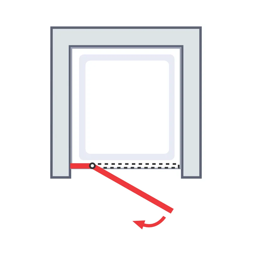 900 mm, 2000 mm, Alu-Natur, Klar hell, Anschlag: rechts