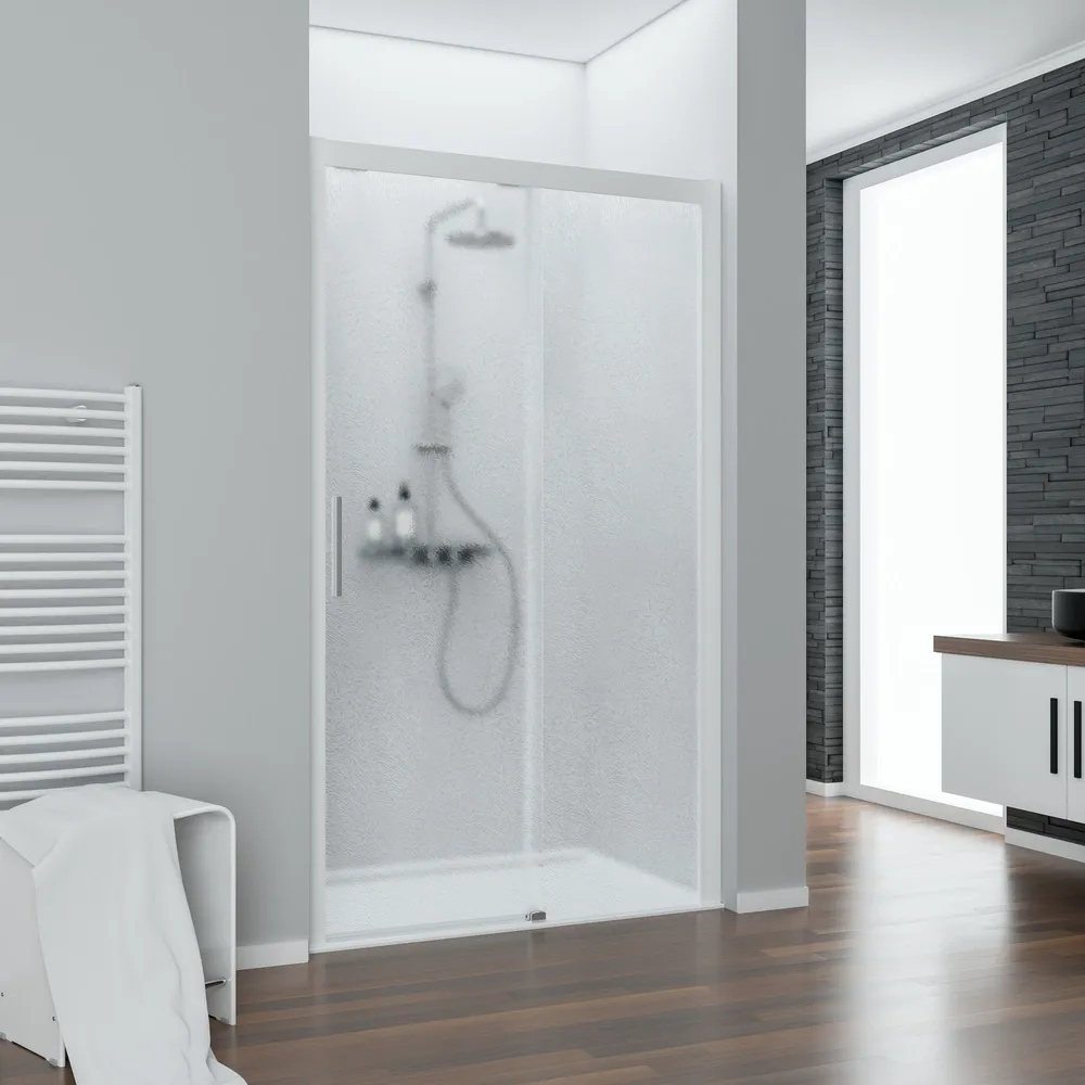 1400 mm, 2000 mm, Alpinweiß, Bella, Festelement: rechts