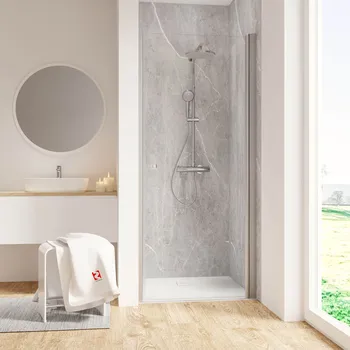 550-1200 mm, Alu-Natur, Klar hell, Anschlag: rechts