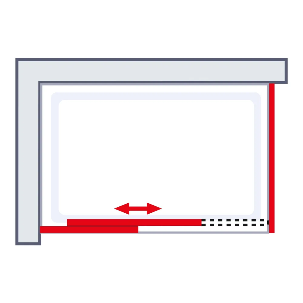 800x1200 mm, 2040 mm, Alu-Natur, Klar hell, Anschlag: rechts