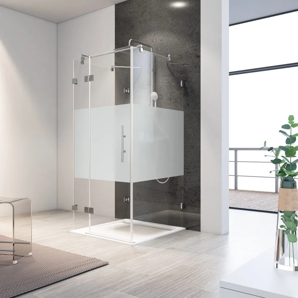 250-1600 mm, Eckig (Heb-Senk), Dezent, versiegelt, Anschlag: links