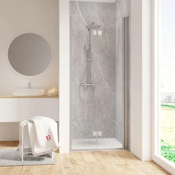 750 mm, 2000 mm, Eckig (Heb-Senk), Alu-Natur, Klar hell, Anschlag: links