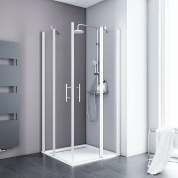 750x800 mm, 1920 mm, Alpinweiß, Klar hell