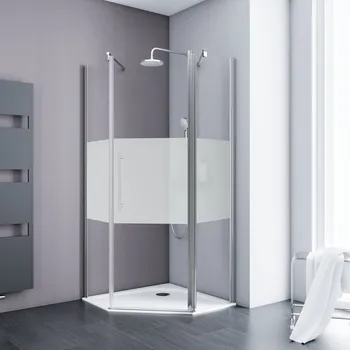 520-1200 mm, Chromoptik, Dezent, versiegelt, Anschlag: links