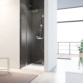 750-1600 mm, Eckig (Heb-Senk), Klar hell, versiegelt, Anschlag: links