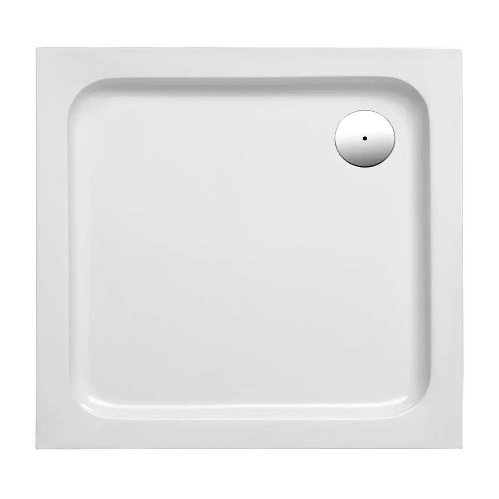 Schulte Duschwanne Cala in weiß - Komplettset mit Wannenträger