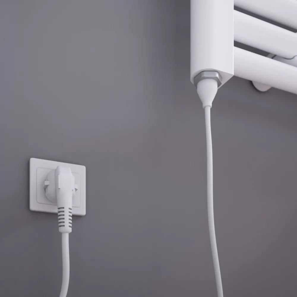 Schulte Heizkörper in der Farbe Alpinweiß (04), steckerfertig