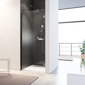 500-1000 mm, Halbkreis (Heb-Senk), Klar hell, versiegelt, Anschlag: links